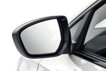 Fototapeta premium Car Side Mirror Reflection Modern Vehicle