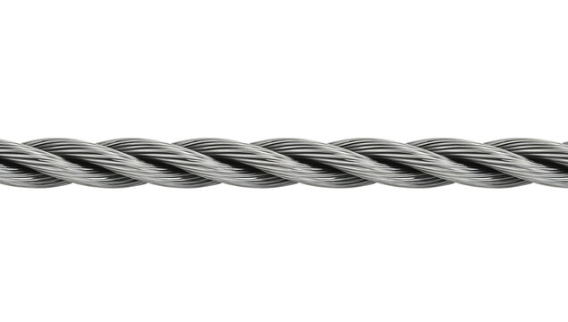 Steel cable wire rope with industrial strength