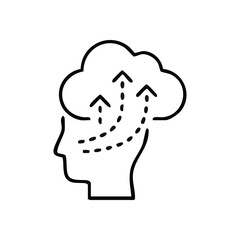 (Creative Mind and Innovation. Illustrating the human intellect at work, generating novel thoughts and fostering mental growth. Symbolizes insight, understanding, and future progress.)