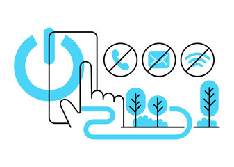 Digital Detox - Disconnect Disabling Notifications for Balanced Life Experience
