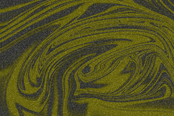Abstract Swirling Pattern in Olive Green and Charcoal Grey with Speckled Texture image photo