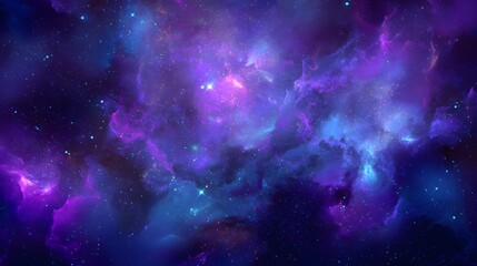 Cosmic nebula artwork vibrant space clouds glow purple blue pink hues inspire awe