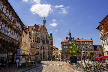 Old city of Helmstedt, Lower Saxony, Germany