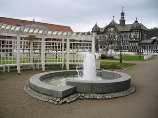 Springbrunnen im Kurpark in Bad Salzungen