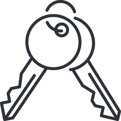 Pair Of Metallic Keys On A Transparent Background Representing Security Access And Opportunity In A Minimalist Style