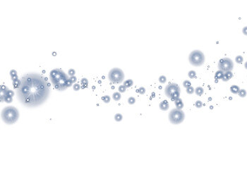 Glowing Star sparkles glittering dust particles seamless christmas effect on transparent background, luxury gold blue stars twinkling neon flares dust, png image