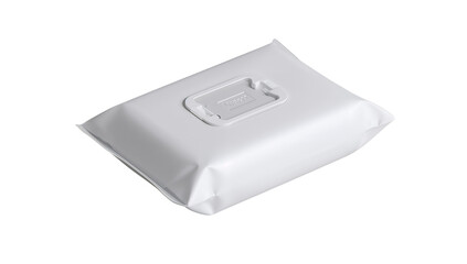 Pack of wet wipes on a black background