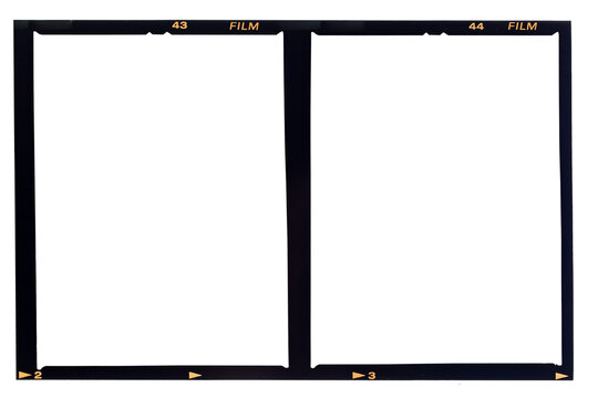 120 film Medium format color film frame.With copy space.