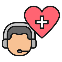 Care Center Icon For Design Elements