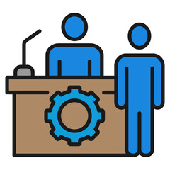 Service Desk Icon For Design Elements
