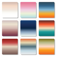 gradient color scheme palettes series