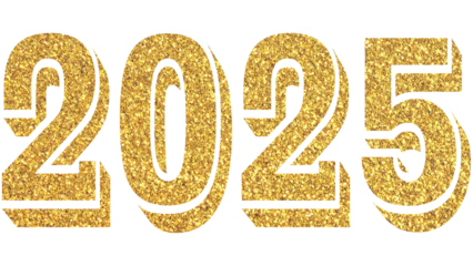 gold glitter 2025 numbers new year celebration shiny festive luxury design