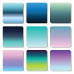 gradient color scheme palettes series