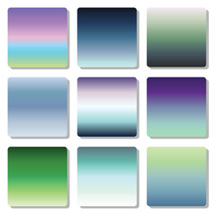 gradient color scheme palettes series