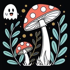 Gulab jamun served in bowls, in vector format