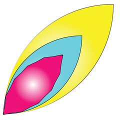 Colorful Christmas Tree Decoration Hand Drawn Stock Vector