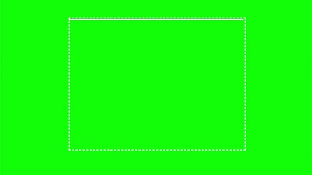 Minimal Barcode Scanner, QR Code on Green Chroma Key Background 4k Video