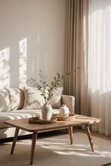 Obraz premium modern living room interior with sofa