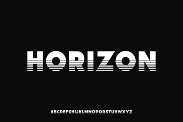 Display alphabet font vector design suitable for headline, poster, logo, magazine and many more