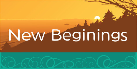 Celebrate new beginnings with a stunning sunrise landscape, perfect for motivational content, branding, and uplifting messages to inspire hope and positivity
