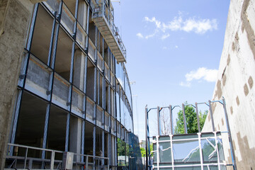modern office building with windows
