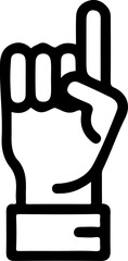 Cartoon Hand Gestures Icon