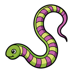 Naklejka premium illustration of a snake