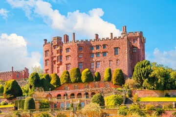 Powis Castle is a medieval fortress located near Welshpool in Powys, Wales. UK. © Victor