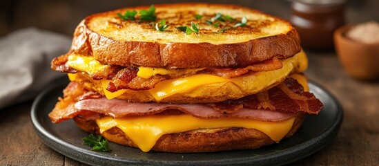 Delicious Bacon, Egg, and Cheese Sandwich
