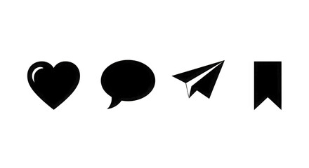 Social Media Icons on Black Background standard (65 isolated on a transparent background