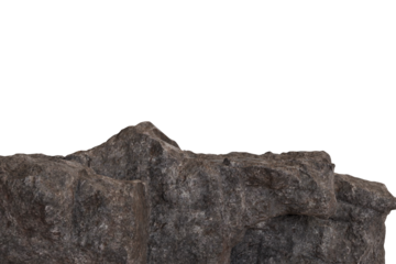 A close-up view of rough, gray rock face. It displays jagged edges, varying textures and subtle color shifts from light to dark.  emphasizing the rugged terrain