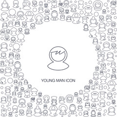 Young Man Icon