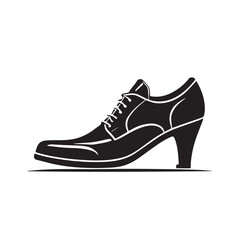 Clean Minimalist Woman Footwear Emblem
