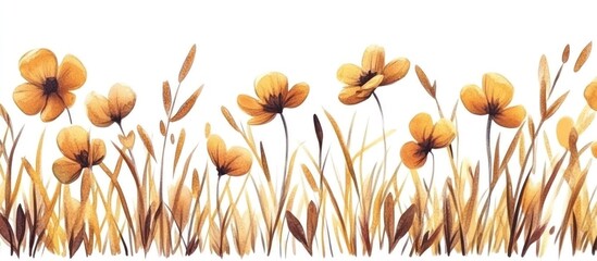 Watercolor Wildflowers
