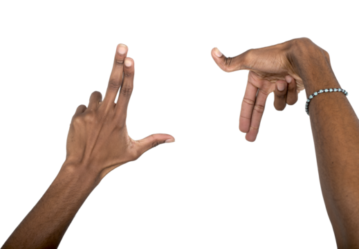 Frame gesture with hands forming rectangle shape, fingers creating camera viewfinder symbol for