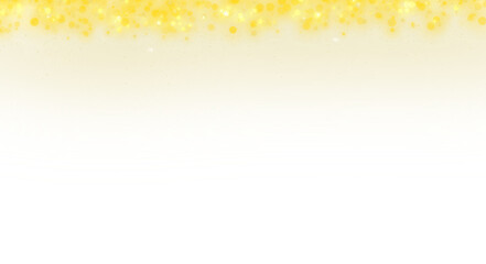 Golden Light Top Border Background