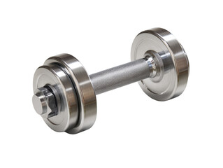 Fototapeta premium Dumbbell on white isolated background