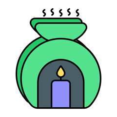 Beauty And Fashion or Cosmetic Flat Icons and Illustrations Pack