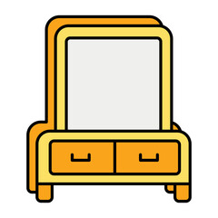 Beauty And Fashion or Cosmetic Flat Icons and Illustrations Pack