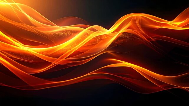 Abstract fire shapes background