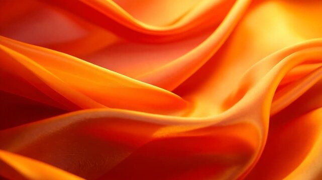 Orange fabric texture draped