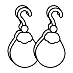 Fashion and Beauty or Cosmetic Line and Illustrations Icons Pack 