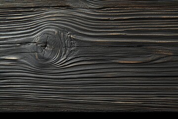 Fototapeta premium Dark wood background with visible grain texture showcasing natural pattern and design for interior decoration and crafts