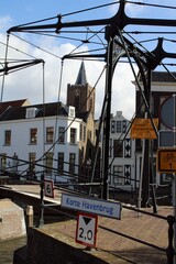 Korte Havenbrug, Schiedam, Netherlands, looking east.