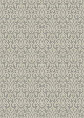 Vintage damask seamless pattern, elegant damask pattern vector wallpaper, classic damask pattern vector for Wallpaper, Fabric, Branding, Packaging, Invitations, Wedding, luxury design.