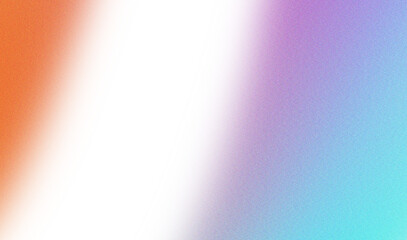 Abstract pixelated gradient of warm orange to cool blue and purple hues