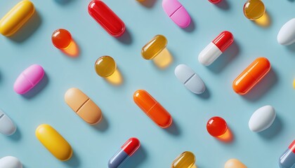 Crisis Of Opioid Painkillers And Drug Abuse: Epidemic Of Prescription Medication Addiction With Various Multi-Ed Pills And Pharmaceutical Drugs.