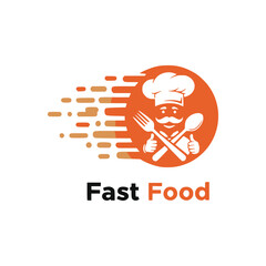 Restaurant logo design template vector