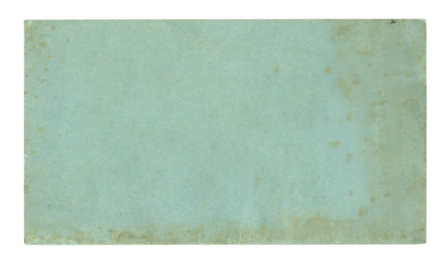 Vintage 1950s Old Blue Paper Texture Background Aged Card Surface - Isolated on White