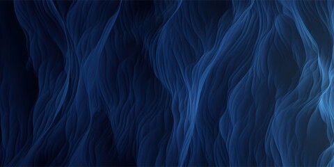 Obraz premium Ethereal Deep Blue Wavy Fabric Texture with Subtle Light Gradients